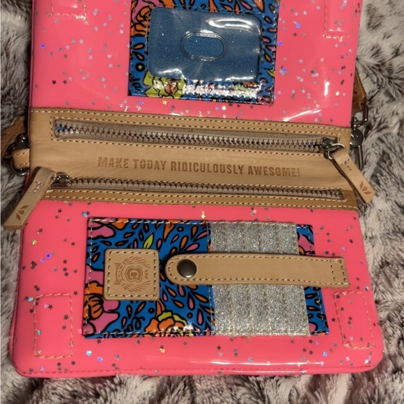 Consuela Pink Studded Crossbody Bag - Picture 2 of 3